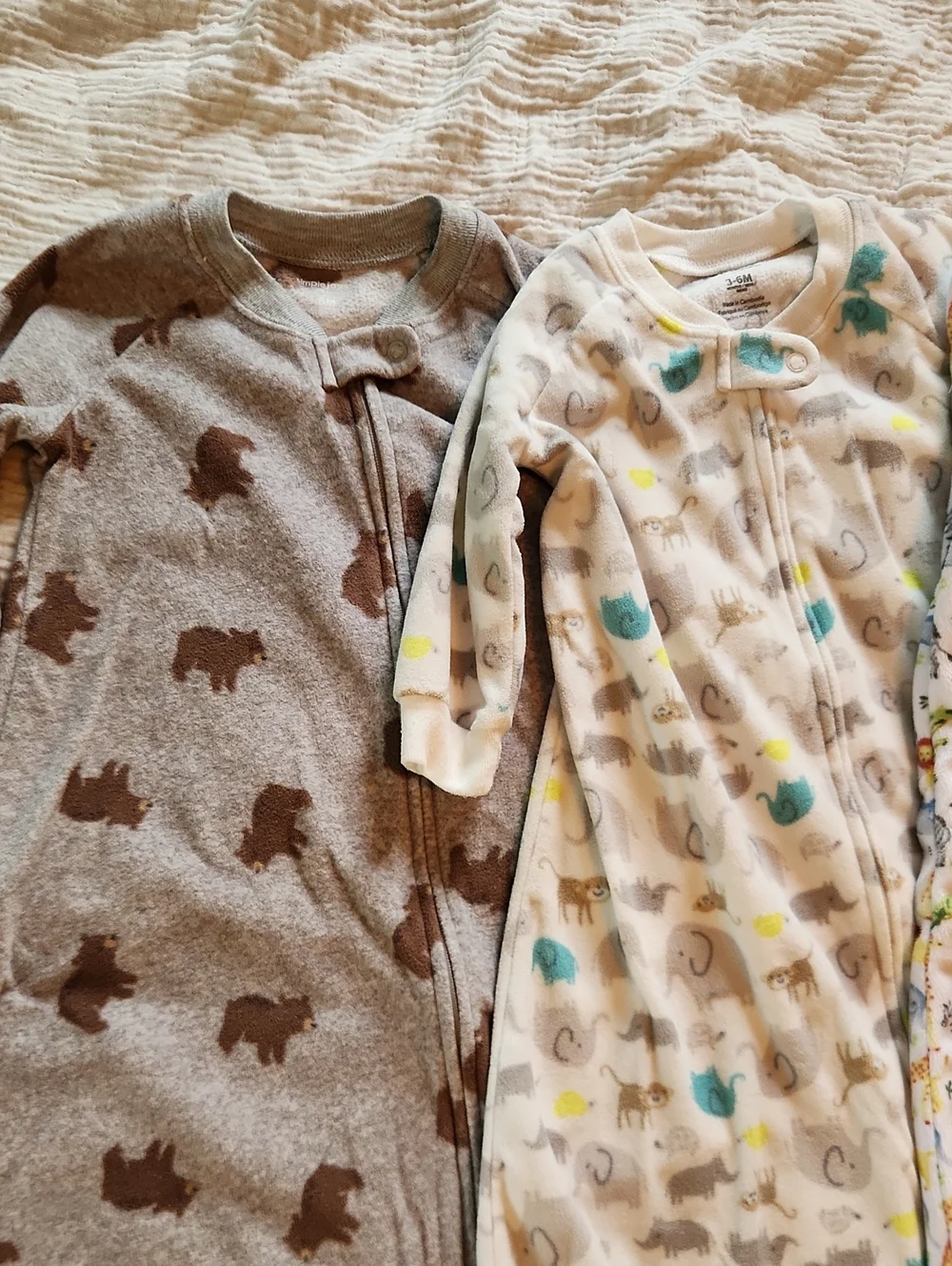 3 Fleece sleep sacks Carter's Brand